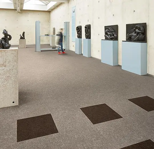 Ковровое покрытие Flotex  Colour в плитках t546011 Metro pebble