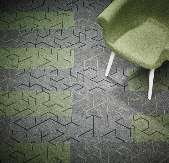 Ковровое покрытие Flotex Triad planks 131003 green